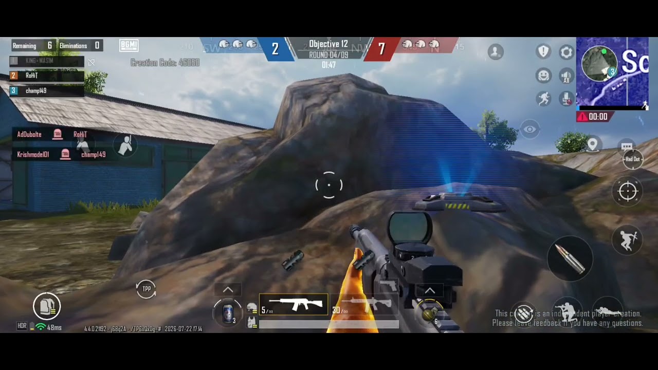 PUBG fpp practice gameplay 