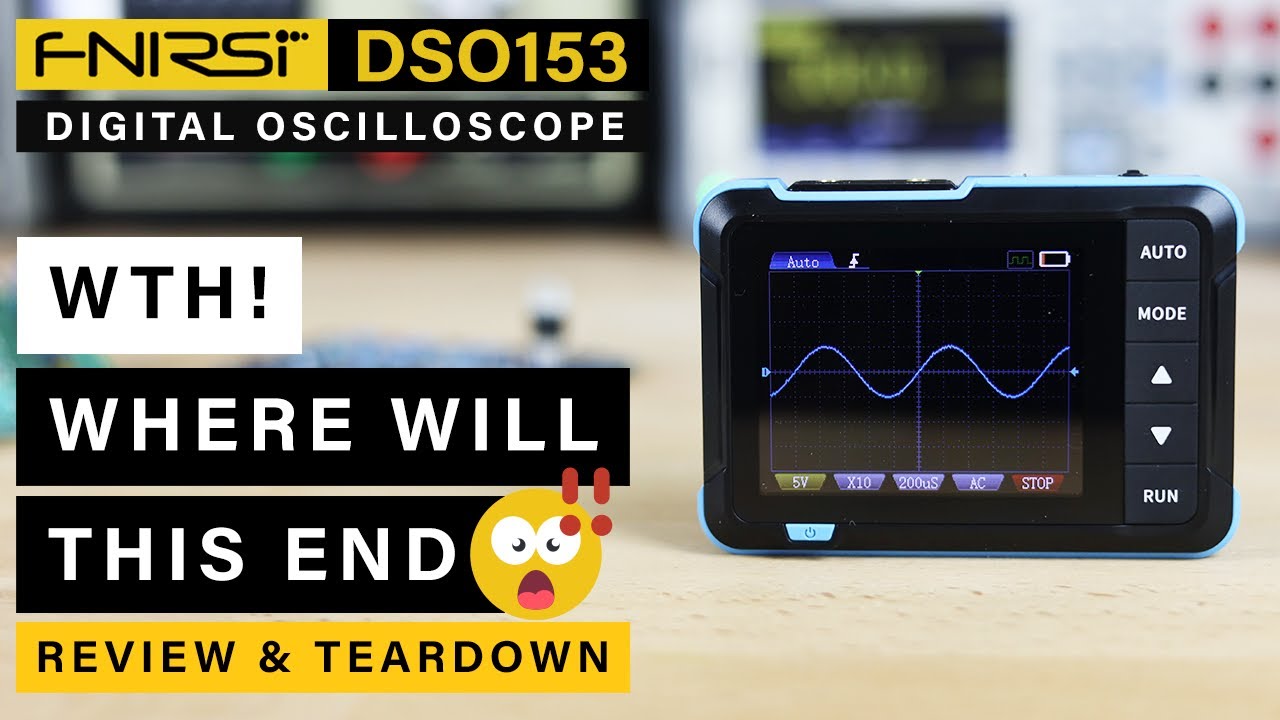 FNIRSI DSO-153 ⭐ Oscilloscope & Signal Generator