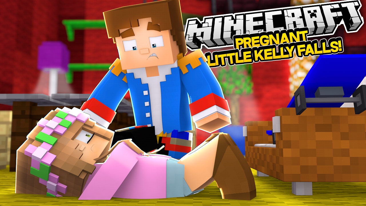 PREGNANT LITTLE KELLY FALLS?! Minecraft Our Future Life w/LittleKellyandLittleDonny (CustomRoleplay)