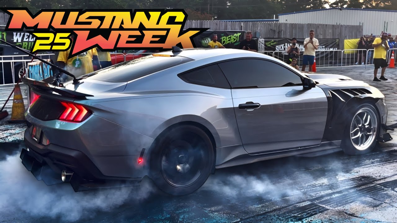 19 Minutes of Burnouts at Mustang Week 2025