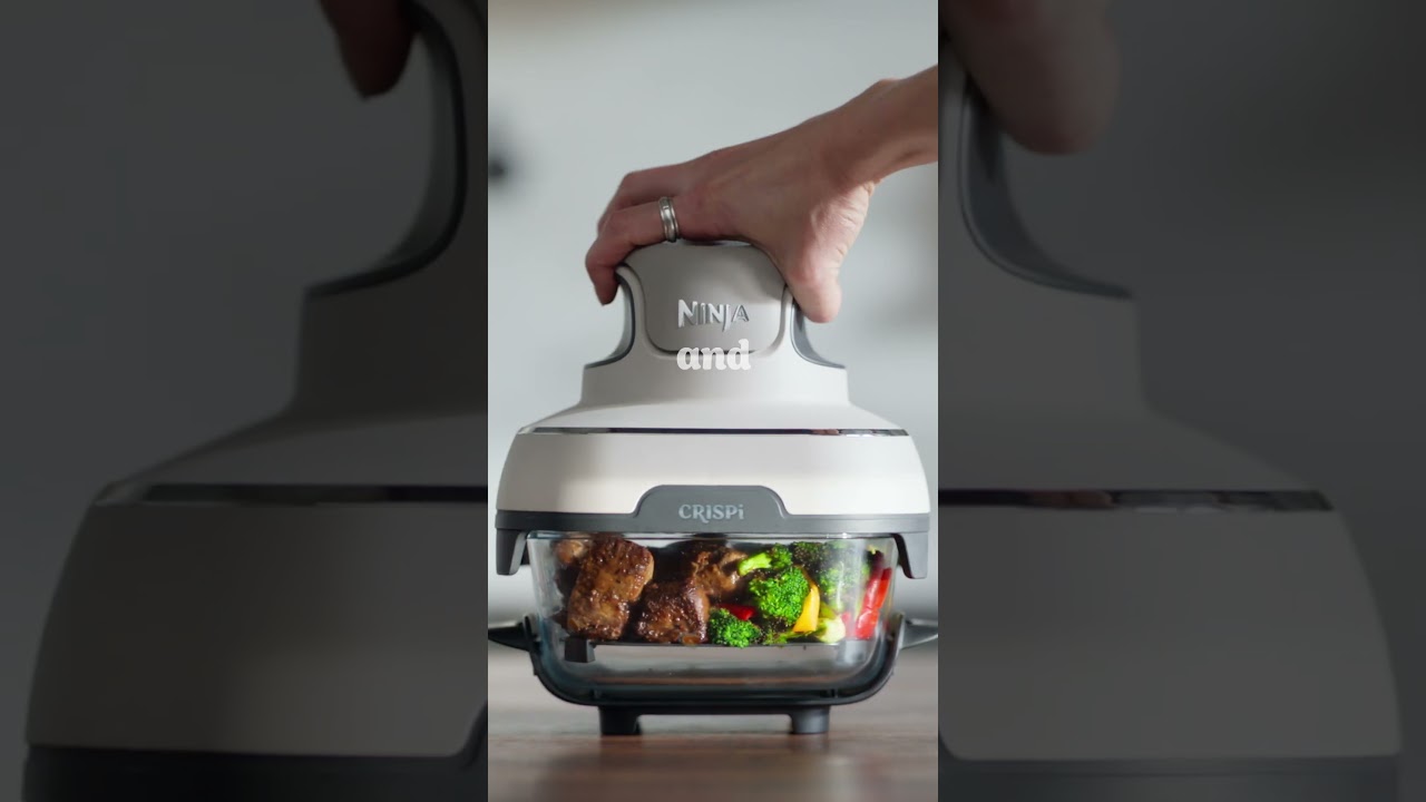 Introducing the Ninja CRISPi 4-in-1 Portable Glass Air Fryer #ninja #airfryer #cooking