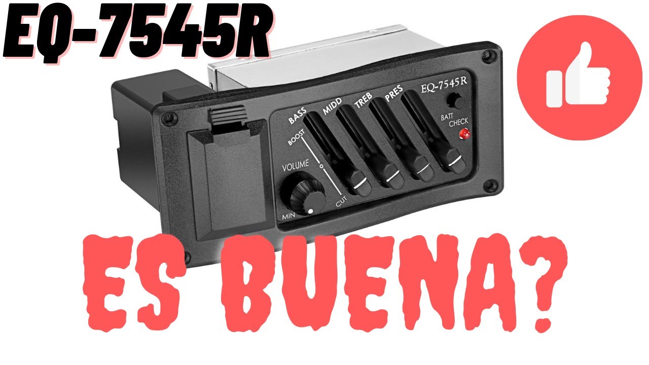 Preamp para guitarra EQ 7545R Opinion