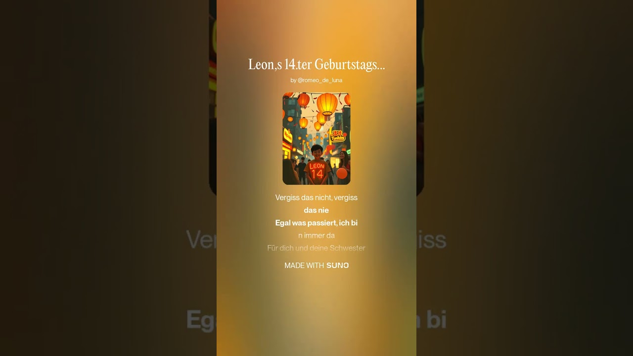 Leon,s 14.ter Geburtstags Song (Remix -2026)