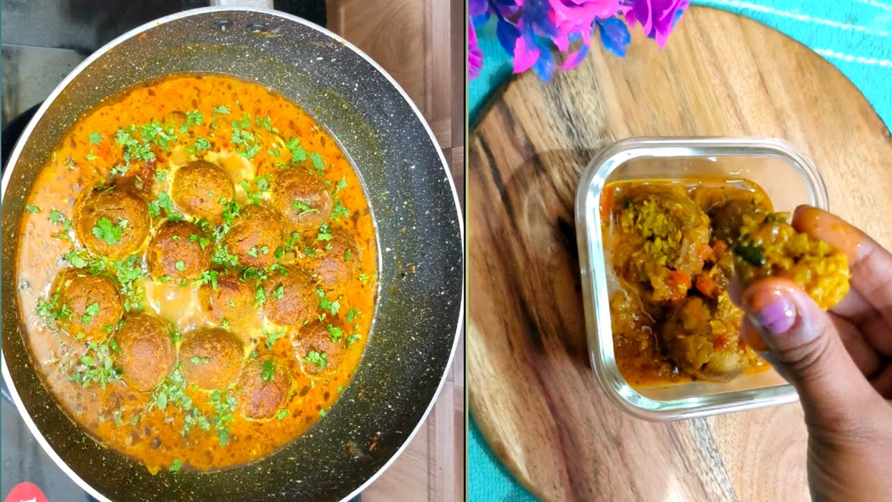पार्टी हो या त्योहार, हर मौके के लिए परफेक्ट है ये सोया कोफ्ता करी 👌😍। Soya Kofta Curry Recipe. 
