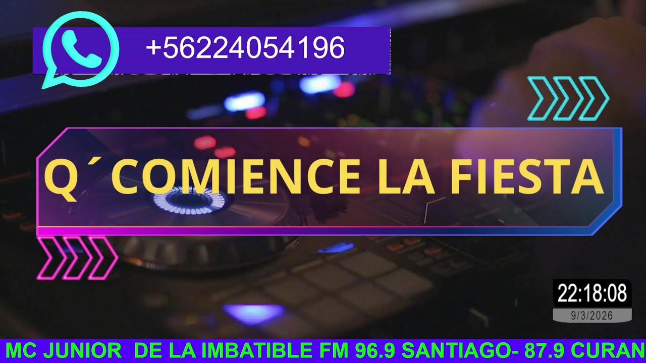 QUE COMIENCE LA FIESTA EN VIVO LUNES 09 DE MARZO 2026