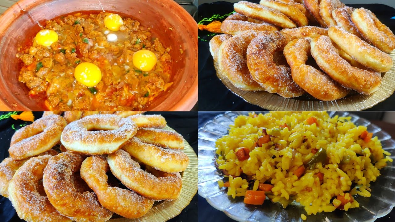 غداء وكوتي ساهل ولذيذ .طاجين كباب المغدور بطريقتي مع سلطة الأرز بالخضر بينيي بلدي تحفة