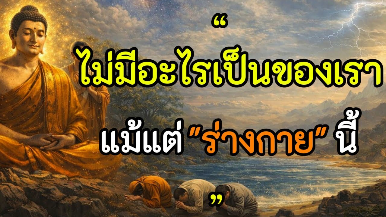 ตอนมา'ว่างเปล่า 'ตอนจากก็เช่นกัน 'ไม่มีอะไรเป็นของเรา แม้แต่ร่างกายนี้' #ฟังธรรมะก่อนนอน #อนิจจัง 