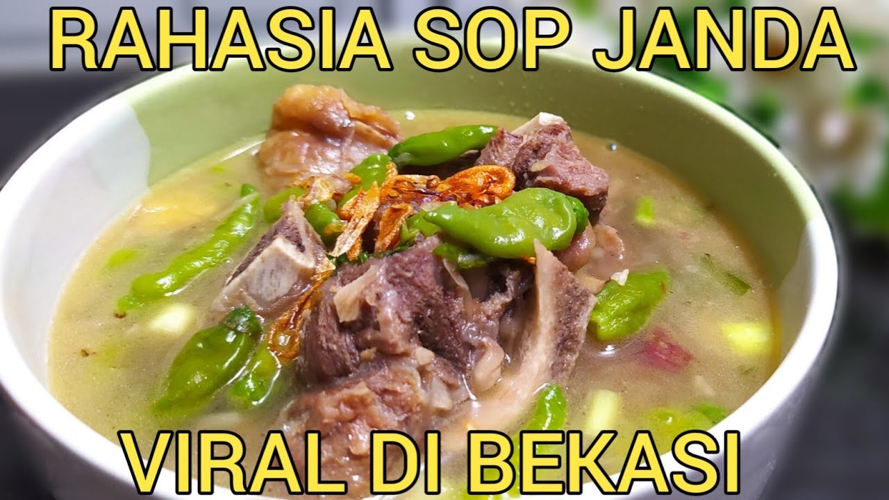 RESEP SOP JANDA SEGAR BANGET GAMPANG CARA MEMBUATNYA || PEDAS RAWITNYA BIKIN SEMANGAT MAKAN