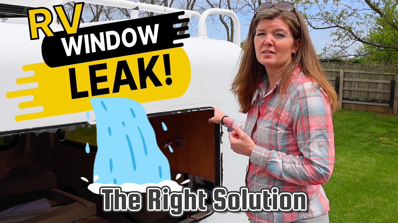 RV Travel Trailer Window Leak [4K UHD] | Bigfoot RV Window Reseal