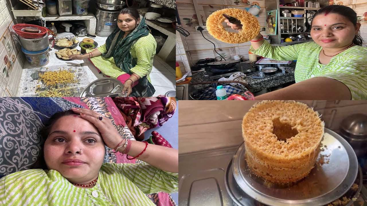 इतनी सारी मिठाई बना ली होली पर हिस्बैंड गुस्सा हो गए 😭 आज बहुत रोना आया 😭#holi 