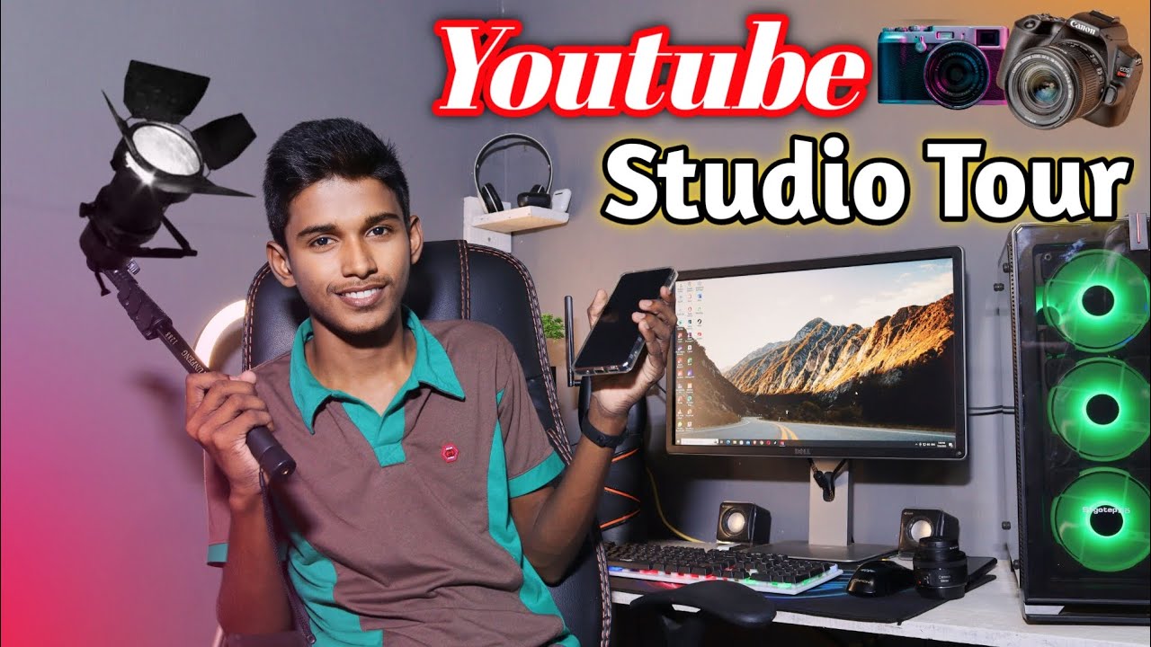 Vlog 002 : මගේ Youtube Studio එක.Heshan Technic Youtube Studio
