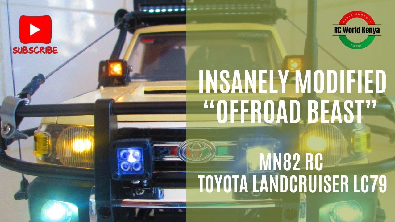 INSANELY MODIFIED MN82 RC ❗ OFFROAD BEAST ❗ - #toyotalandcruiser  #lc79   #mn82   #rcmods #rcupgrade