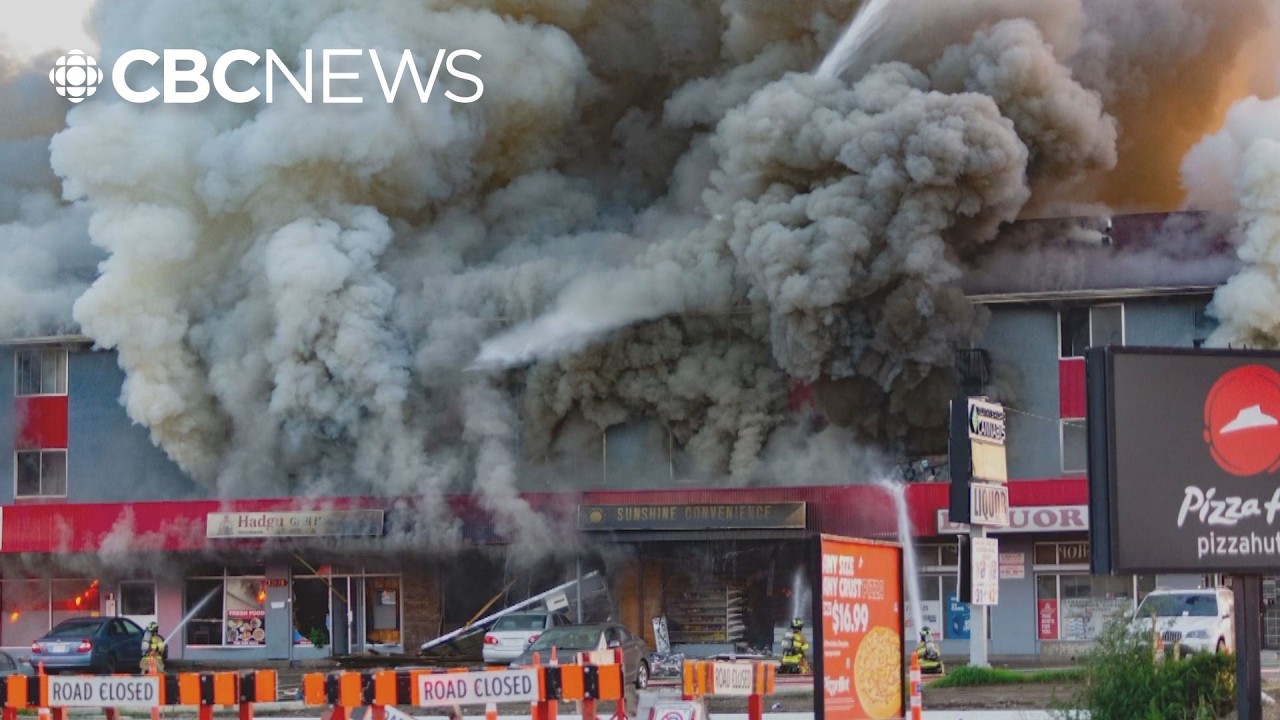 Explosion caused by gas line rupture leads to fatal fire in north Edmonton
