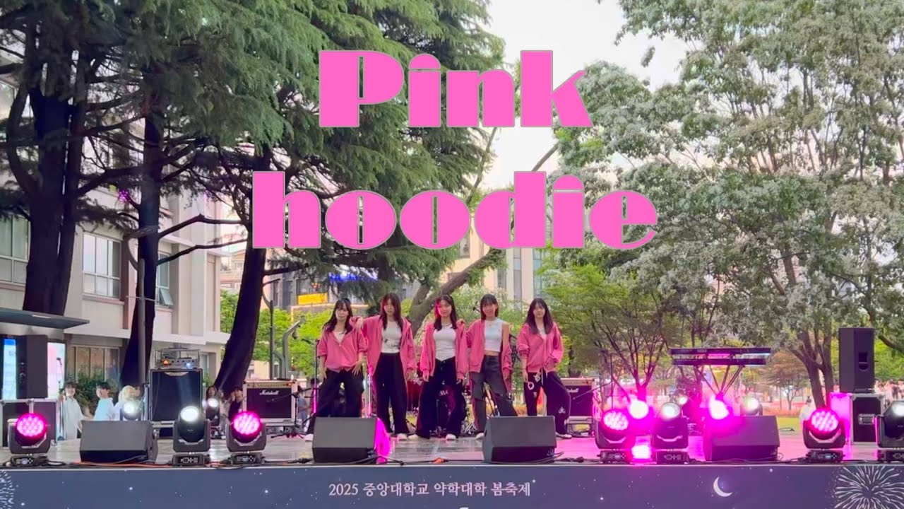 [2025 중약 봄 축제] Pink Hoodie - 에스파