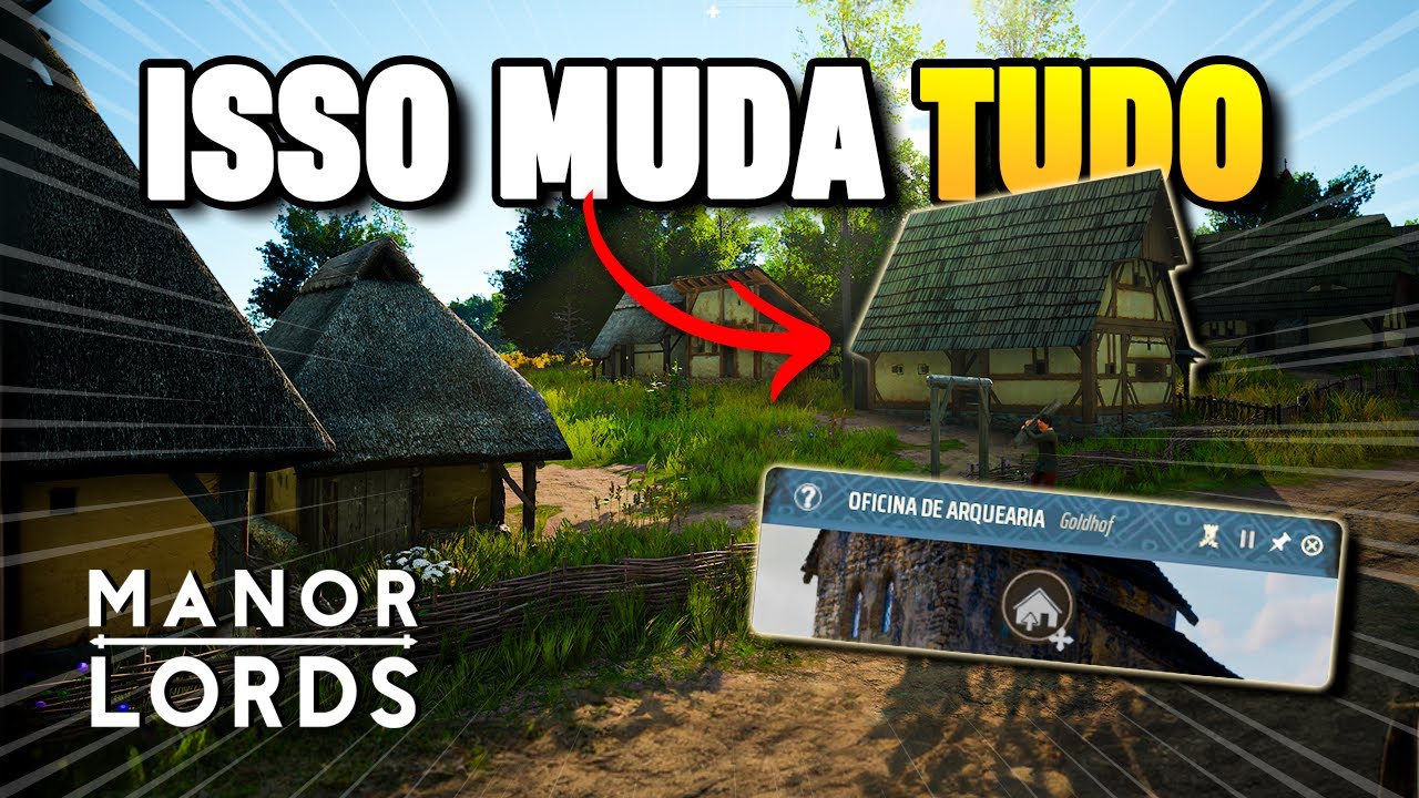 Comece bem SEM PLANTA&Ccedil;&Otilde;ES em MANOR LORDS - Comida, Combust&iacute;vel e Armas...