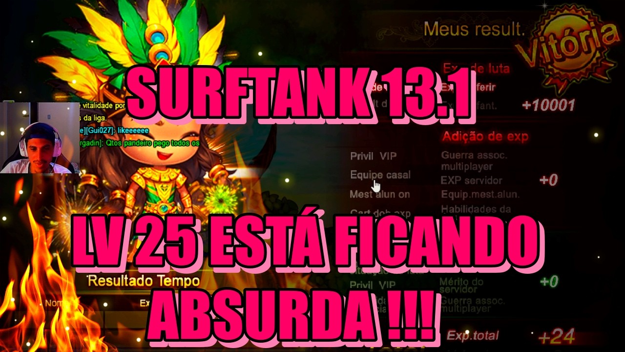 SURFTANK 13.1 || A CONTA NÍVEL 25 ESTÁ FICANDO ABSURDA E COM MUITA SORTE KKK