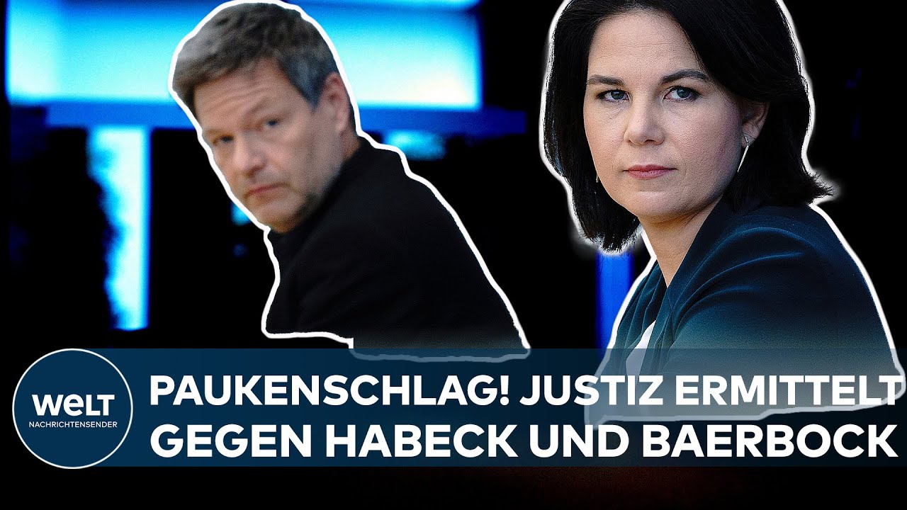 HABECK, BAERBOCK: Paukenschlag! Justiz ermittelt wegen Untreue gegen gesamten Gr&uuml;nen-Bundesvorstand