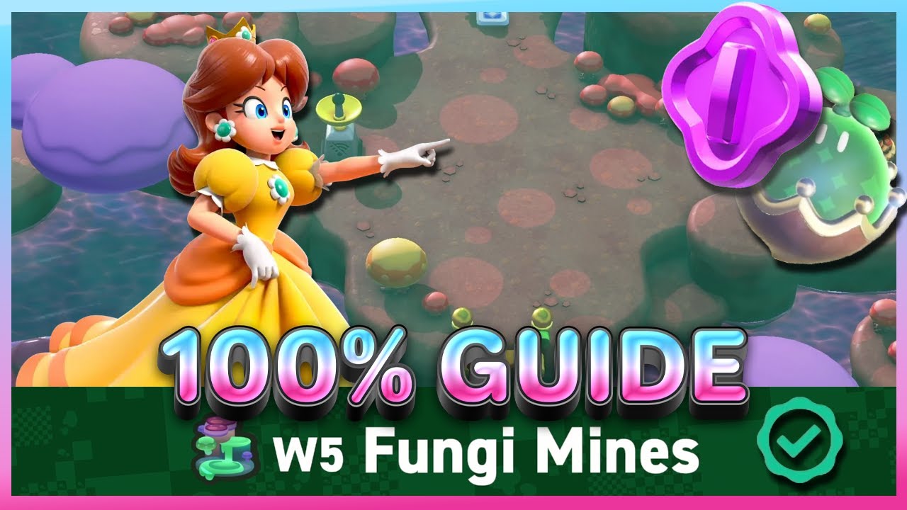 100% Guide Fungi Mines Secret exits and spots and more! | Super Mario Bros. Wonder