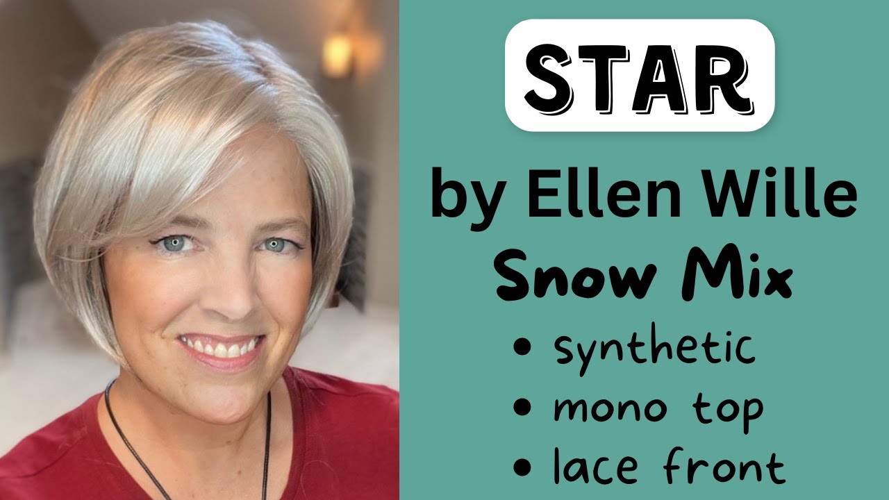 STAR by Ellen Wille in Snow Mix, 60.56.58, Wig Review, Color Details, & BeautiMark Shaping Crème