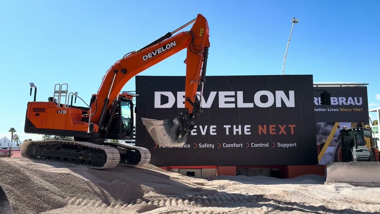 Develon Next-Generation DX230LC-9 Excavator Revealed!