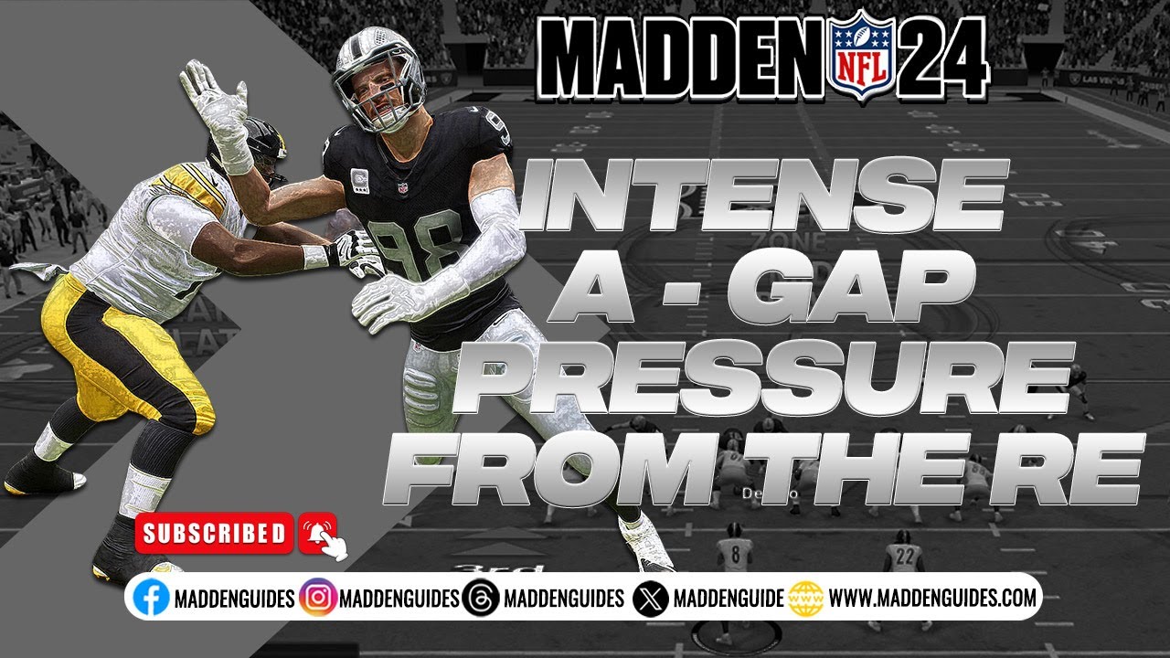 3-4 Odd - Will Buck 3 Press: Nano Blitz A - Gap Pressure From The Right End