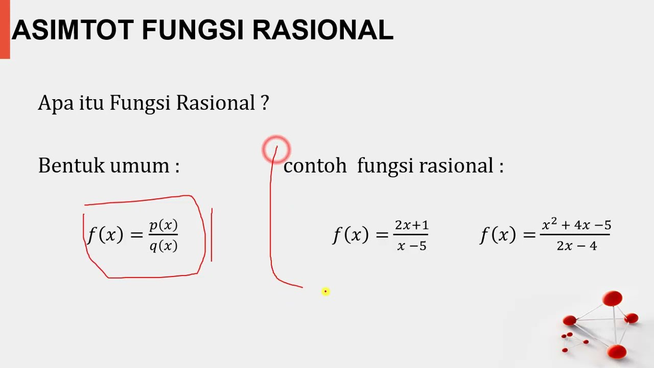ASIMTOT DATAR, ASIMTOT TEGAK  DAN ASIMTOT MIRING