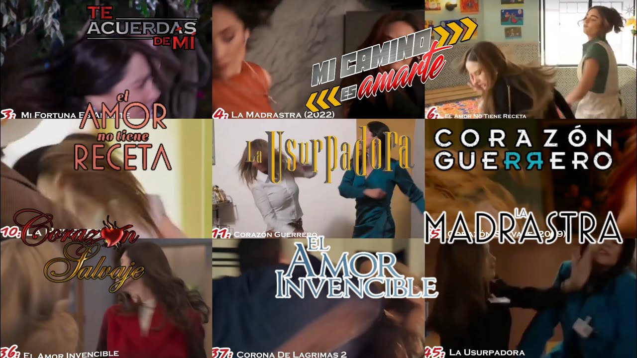 50 Intercambios de Cachetadas en Telenovelas de Televisa