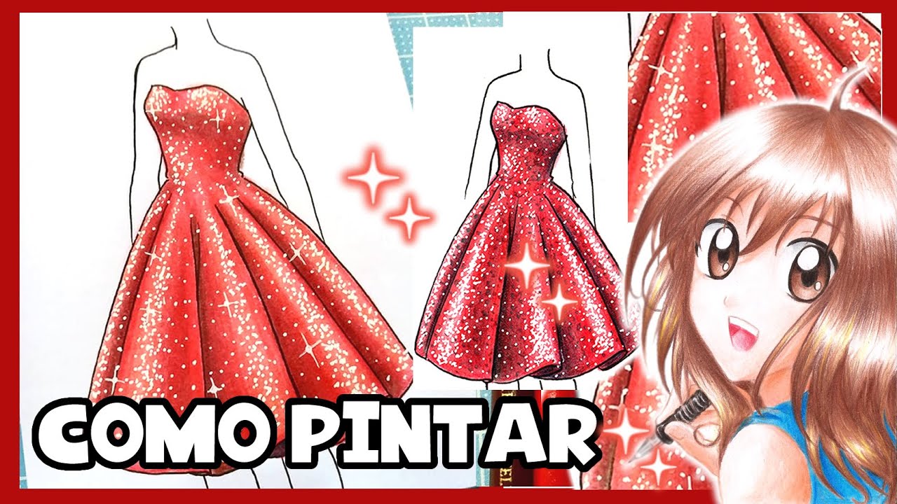 COMO PINTAR ROUPA COM BRILHO - LÁPIS DE COR
