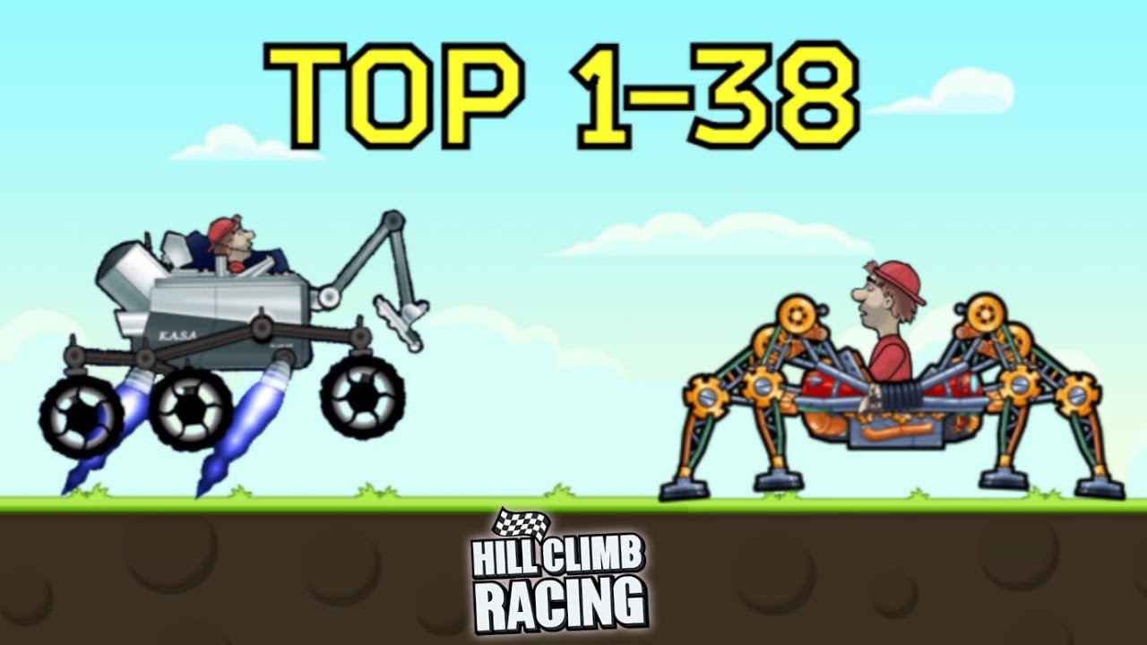 TOP BEST VEHICLES 1-38 RATING - Hill Climb Racing