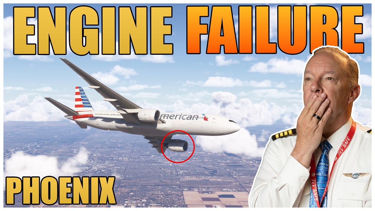 У Boeing 777 авиакомпании American Airlines отказал двигатель, а затем задымились тормоза