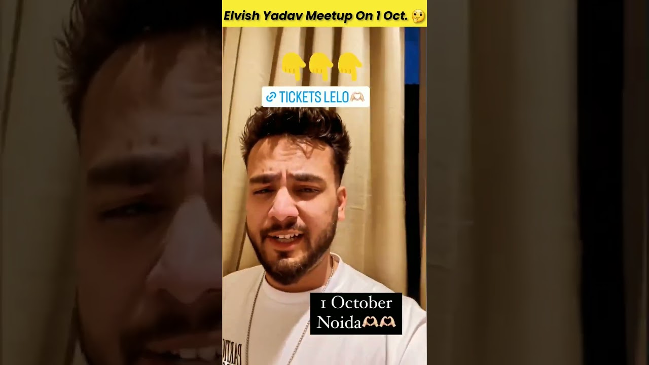 @ElvishYadavVlogs Meetup On 1 Oct. 😱 - #elvishyadav #meetup #noida #viral #shorts