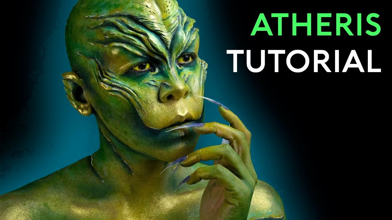 Reptile Alien FX Makeup Tutorial | RBFX Prosthetics | Atheris
