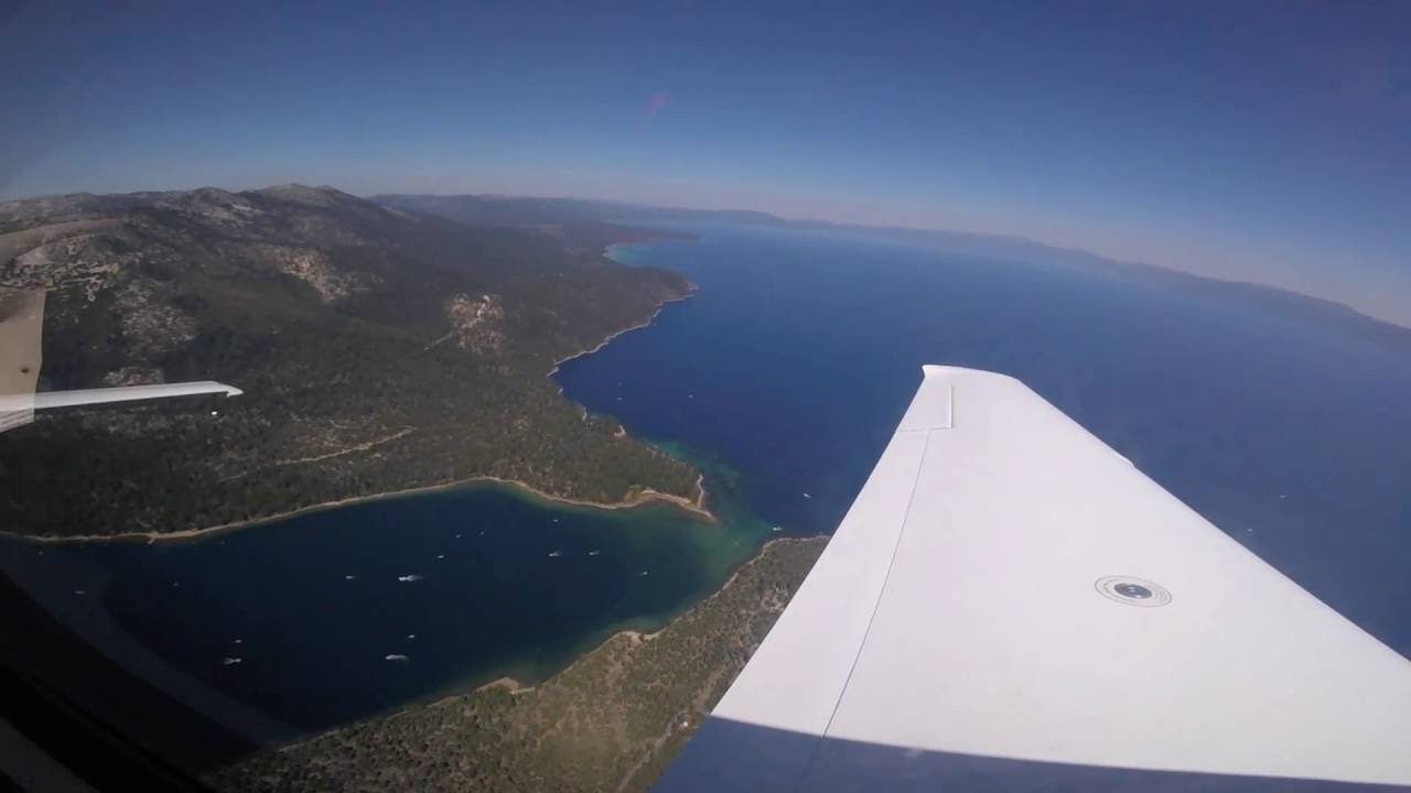 South Lake Tahoe (KTVL) departure [timelapse]