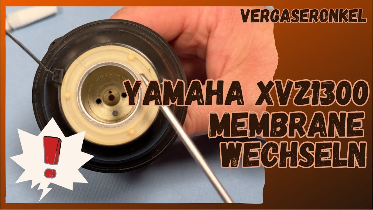 Membrane Yamaha XVZ1300 Bj. bis 95 wechseln, Schritt für Schritt vom Vergaseronkel