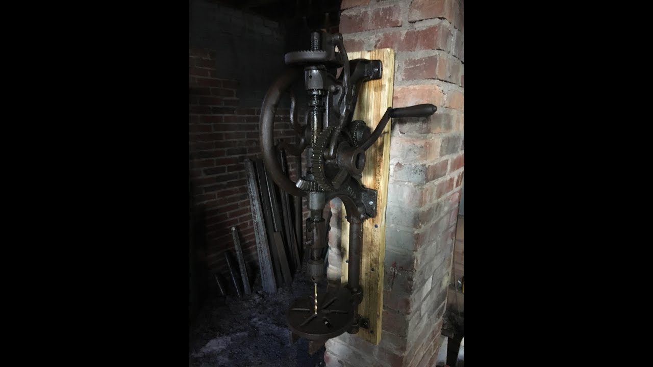 Blacksmithing: how to use a post drill