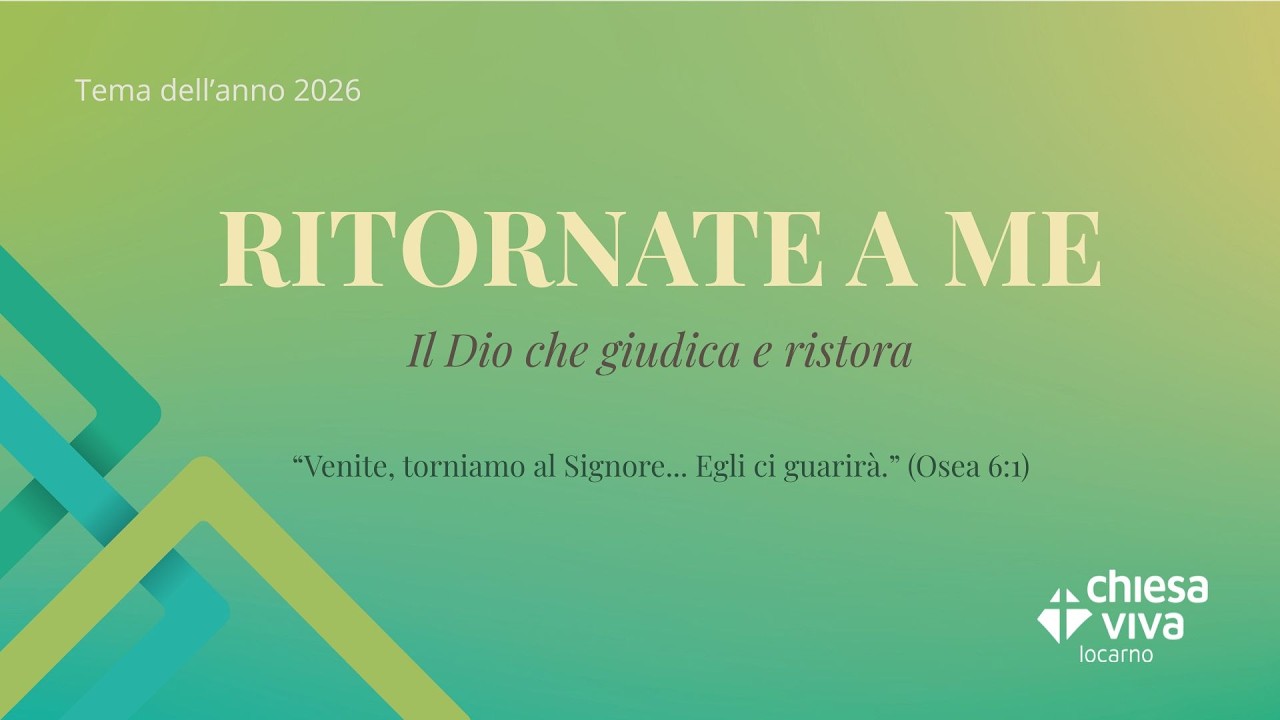 Culto del 18.1.2026 || Quando si dimentica Dio - Osea 4:1-12