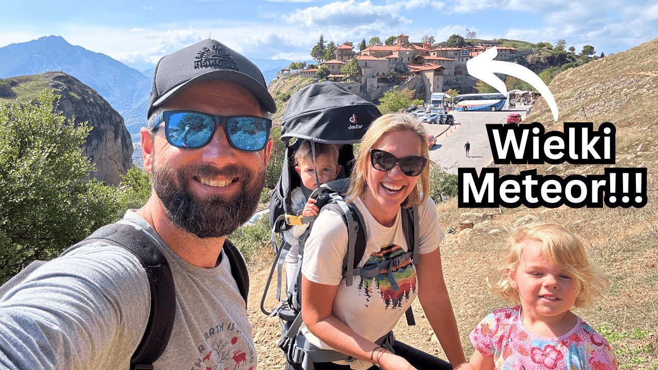Spacer z Dziećmi do Wielkiego Meteora !!! Jemy Tradycyjną MUSAKĘ w Tawernie