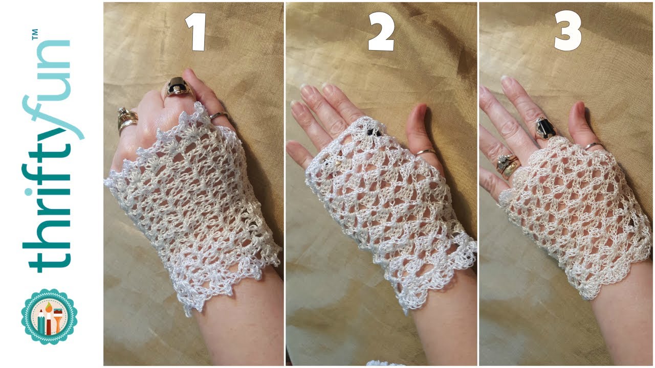 3 Crocheted Lace Glove Patterns