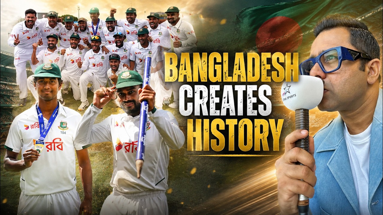 Australia Stunned by Bangladesh! A Historic Test Victory #Aakashvani