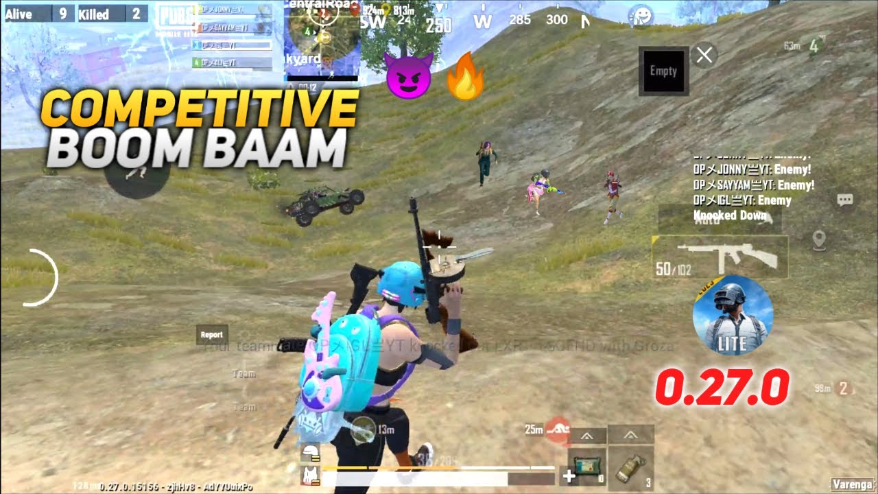 Last Day Competitive Full BOOM BAAM Gameplay 🔥 | pubg Lite 0.28.0