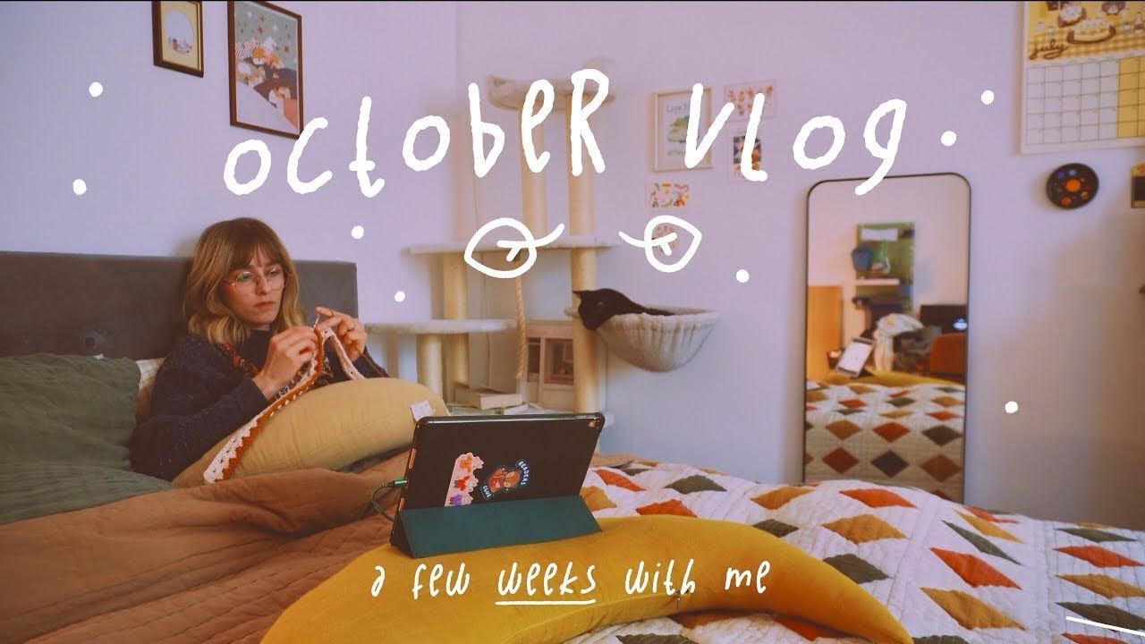Journ&eacute;es d'automne tranquilles ✏️🍂 caf&eacute; &agrave; Paris, house updates crochet, lectures...