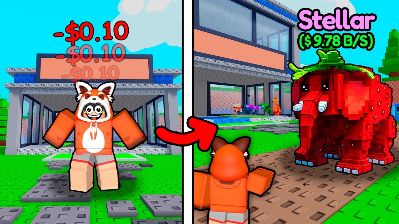 PASSEI DE PORBRE A RICO NO JOGO DE BRAINROT DO LUAN CLASH WAR (BRAINROT LABORATORY)