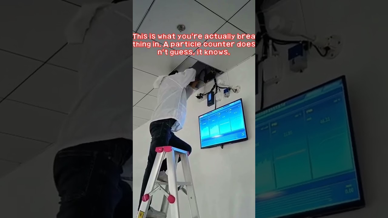 cleanroom monitoring system #cleanroommonitoringsystem #modularcleanroom #particlecounter