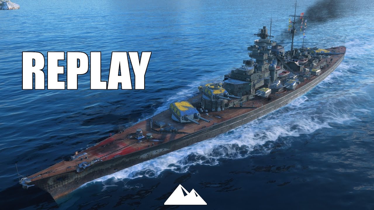 BISMARCK, die Sekundäre haut richtig rein! - World of Warships | [Replay] [Deutsch] [60fps]