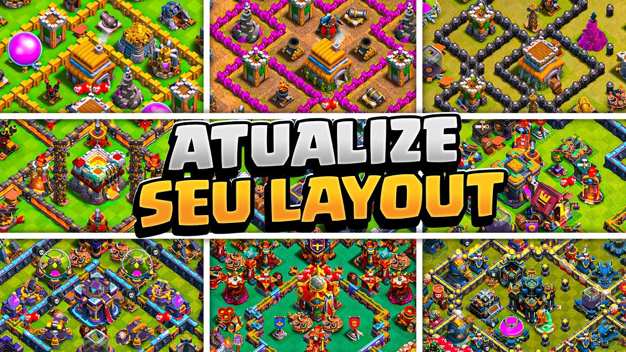 6 Melhores Layouts para cada Centro de Vila! -  (Cv4 ao Cv17)