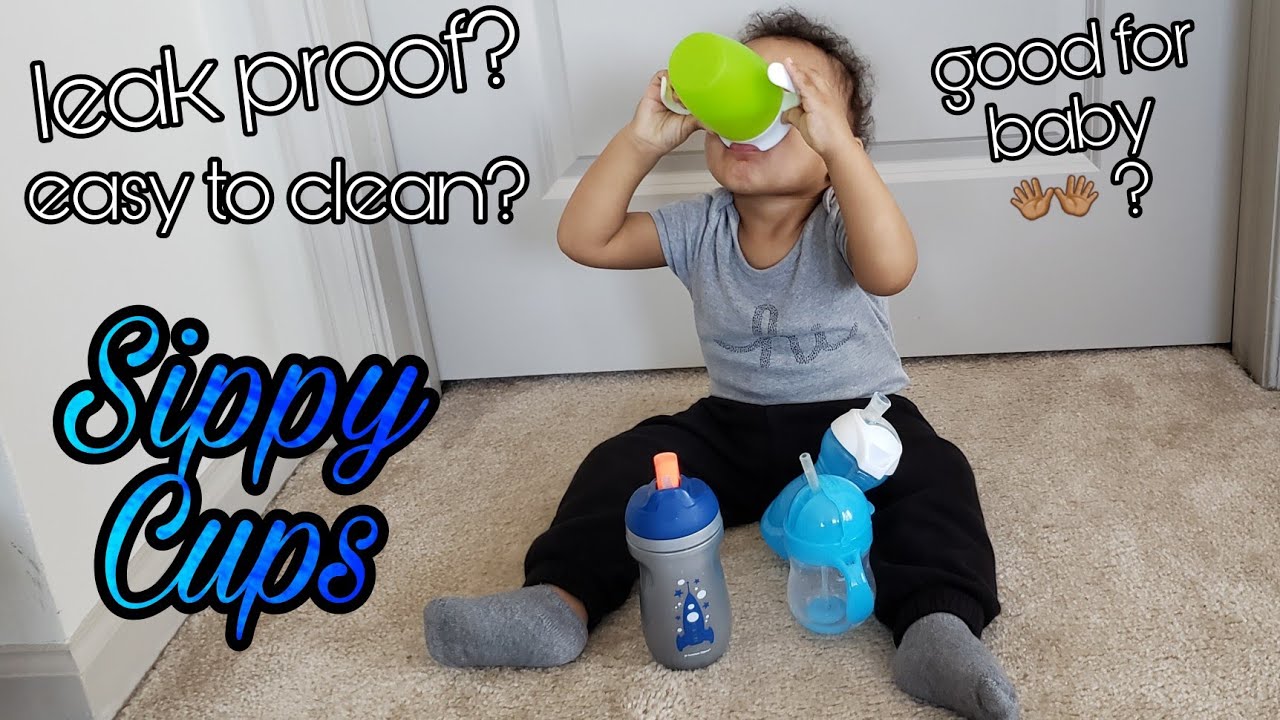 Munchkin and Tommee Tippee Sippy Cup Review and Comparison with Demo 2021 │ Mom Life - CassieTV