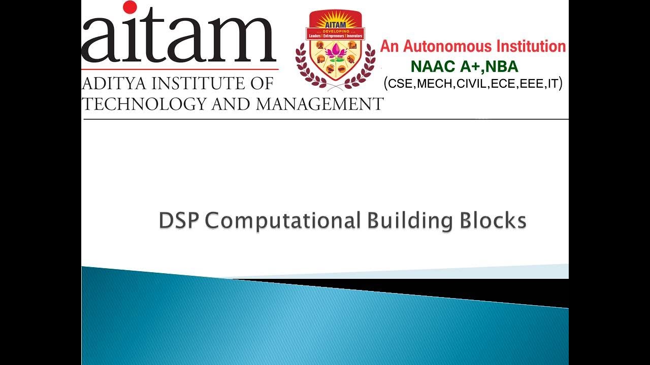 DSP Computational Building Blocks