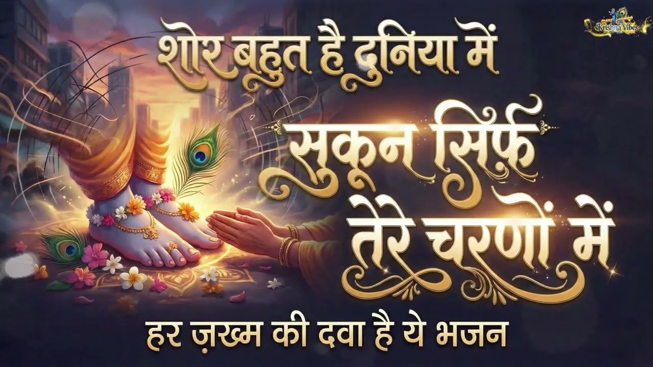 हर ज़ख्म की दवा है ये भजन 💙 | शोर बहुत है दुनिया में, सुकून सिर्फ तेरे चरणों में | Devotional Song