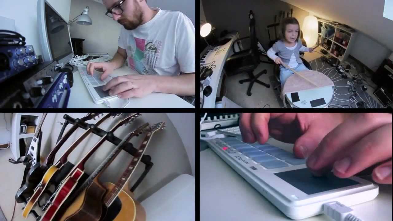 Fooling around on Korg NanoPad 2 (featuring Ninon)