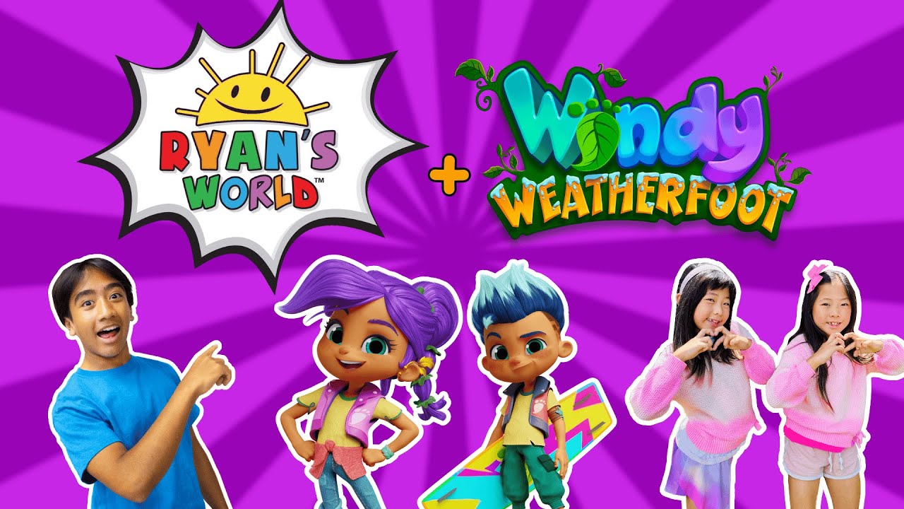 Windy Weatherfoot + Ryan&rsquo;s World! = Games & Friends! Windy, Walker, Ryan, Emma & Kate play together!